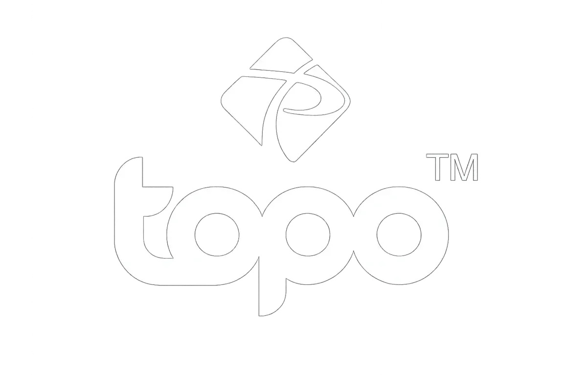 topo logo white